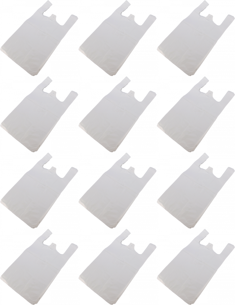 12x Reklamówki plastikowe Sarantis, 25x45 cm, 100 sztuk, bezbarwny