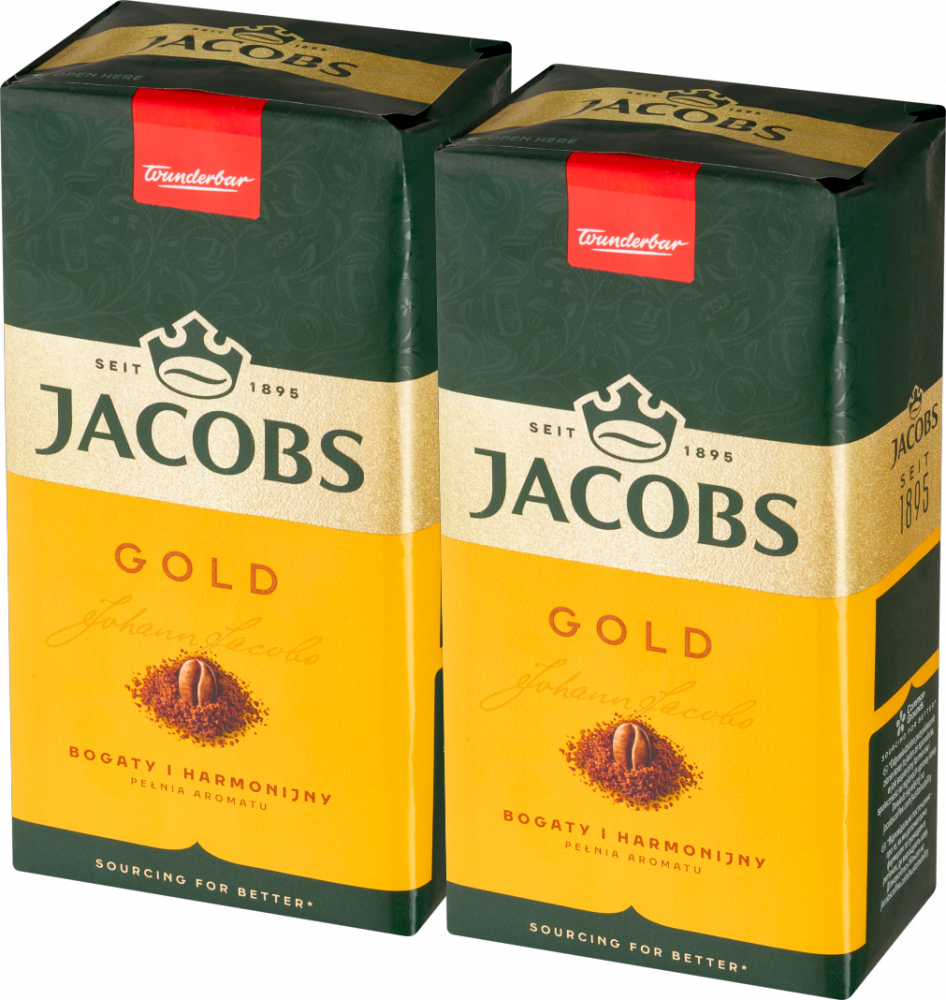2x Kawa mielona Jacobs Gold, 500g