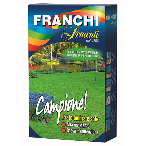 1 pac, Gazon Franchi Sementi Campione - Semințe: Mod de ambalare: 250 g
