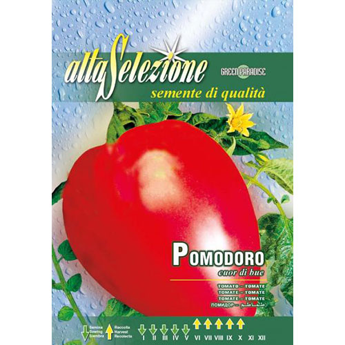 1 pac, Roșie Cuor di Bue - Semințe: Mod de ambalare: 1.2 g