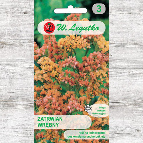 1 pac, Limonium sinuatum (Sărăturică) somon Legutko - Semințe: Mod de ambalare: 0.3 g