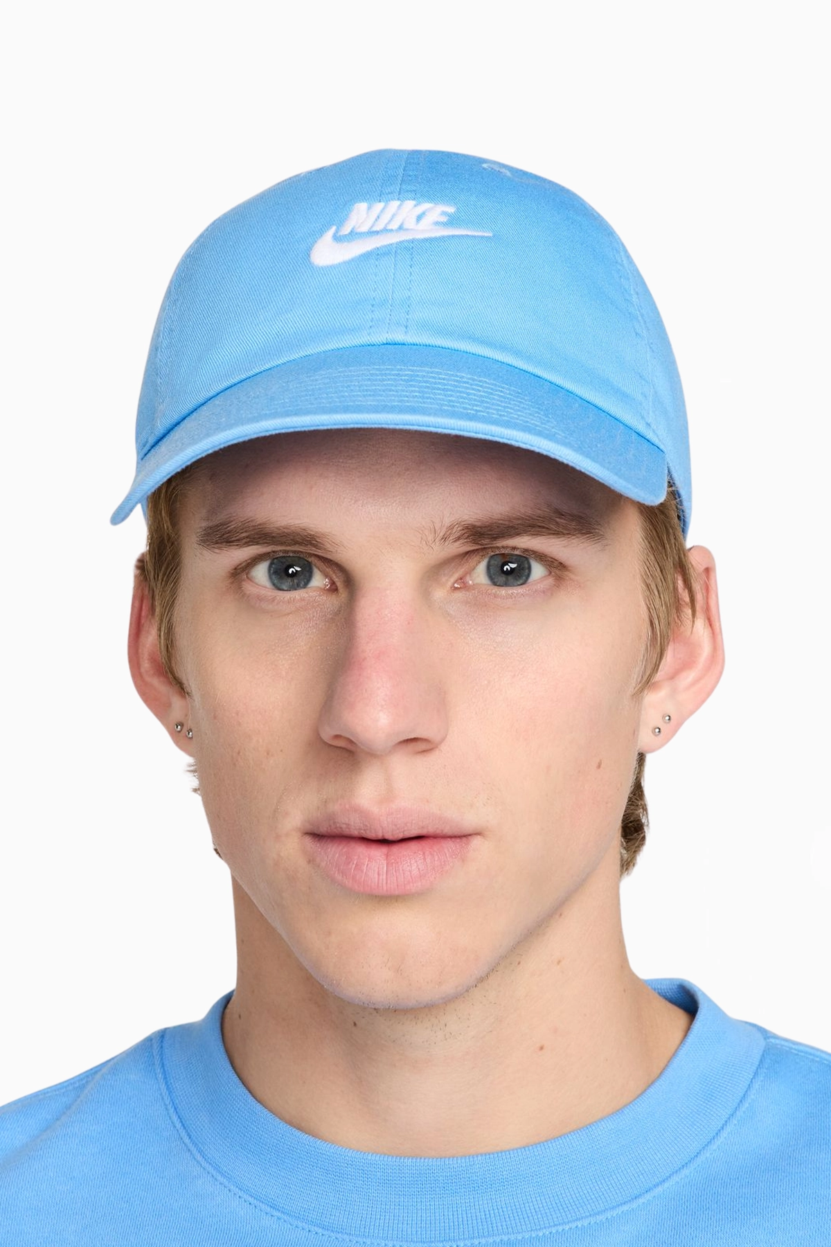 Czapka Nike Club - Błękitny