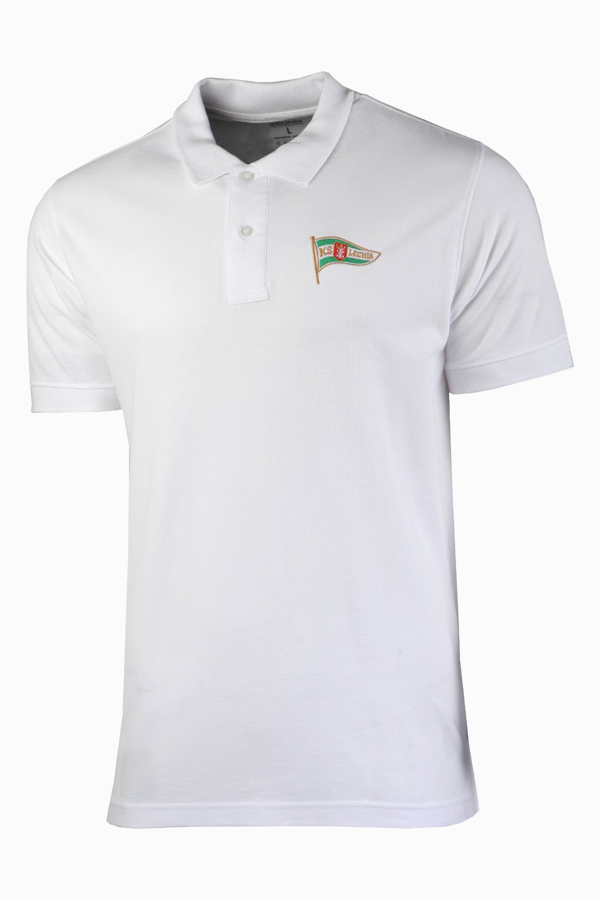 Koszulka Lechia Gdańsk 22/23 Polo - Biały