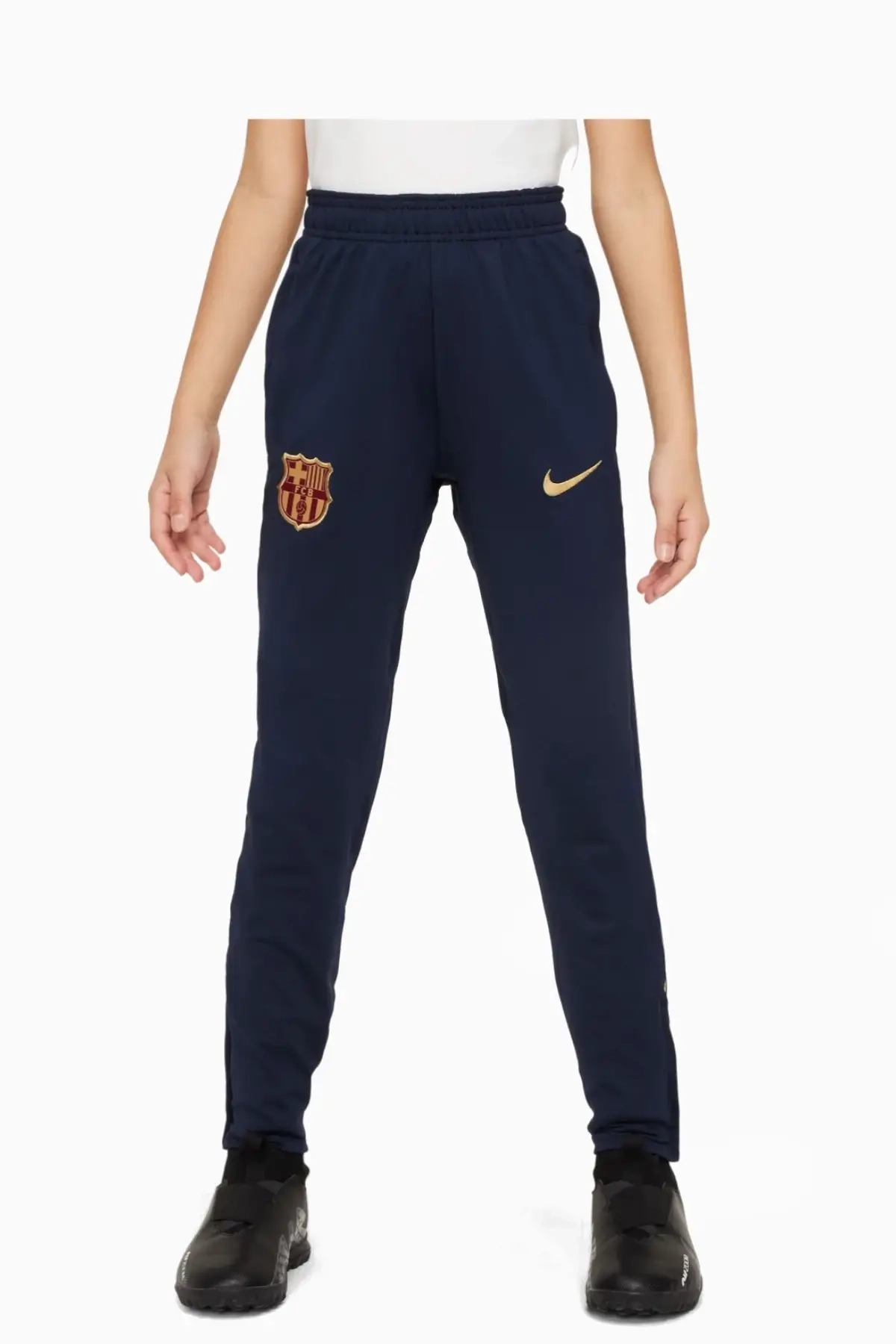 Spodnie Nike FC Barcelona 23/24 Strike Junior - Granatowy