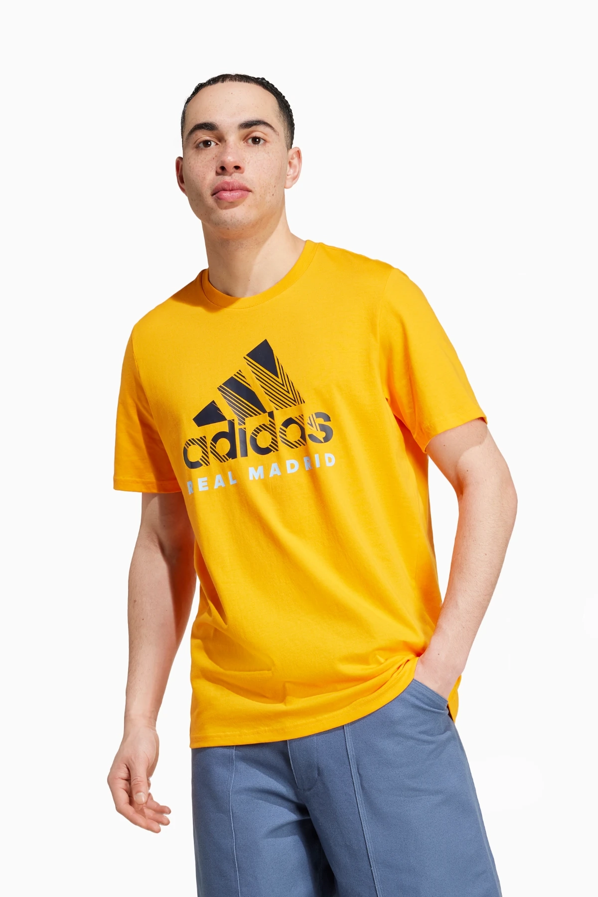 Koszulka adidas Real Madryt 24/25 Seasonal Graphic - Pomarańczowy
