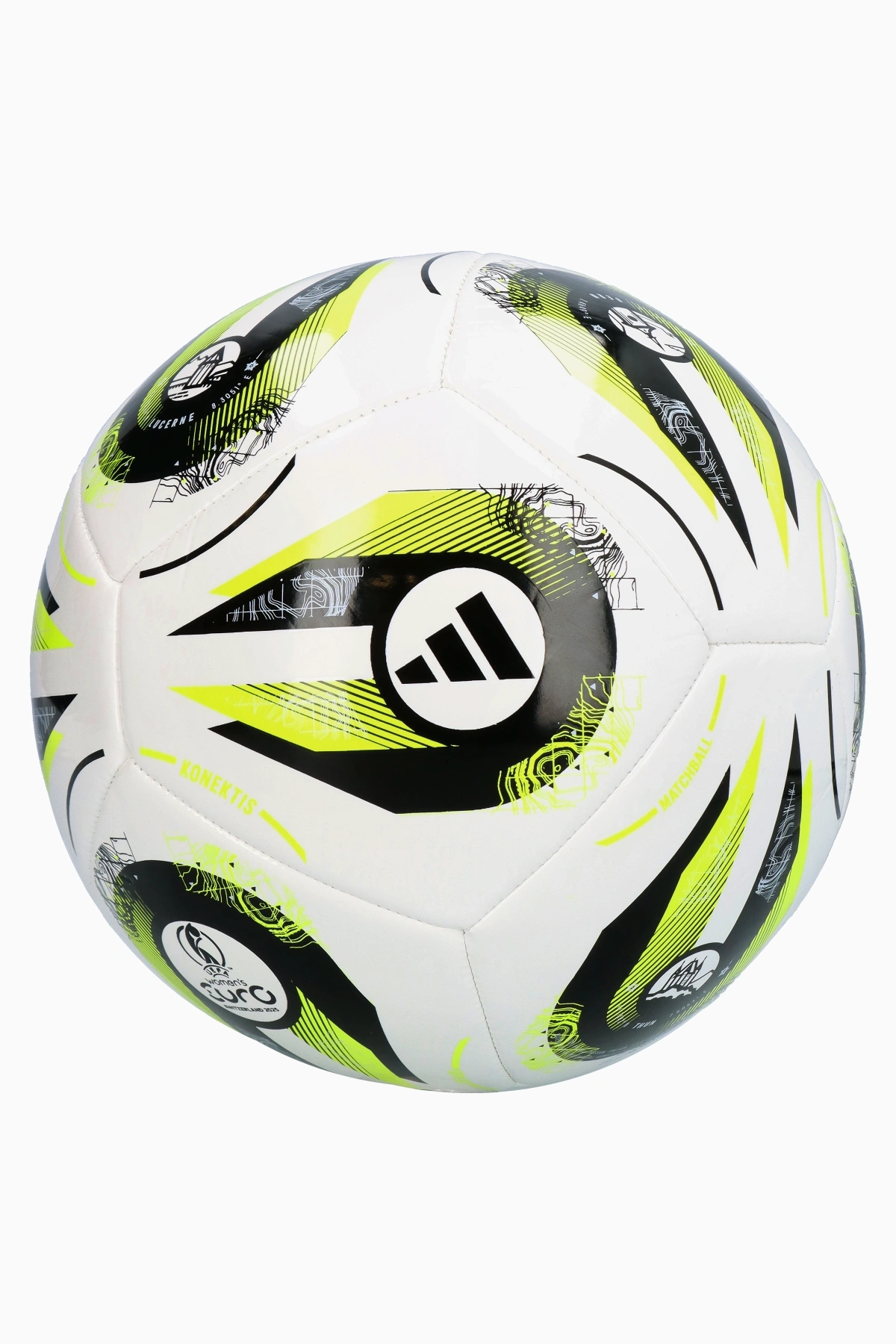 Piłka adidas Women's EURO 2025 Club rozmiar 5 - Biały