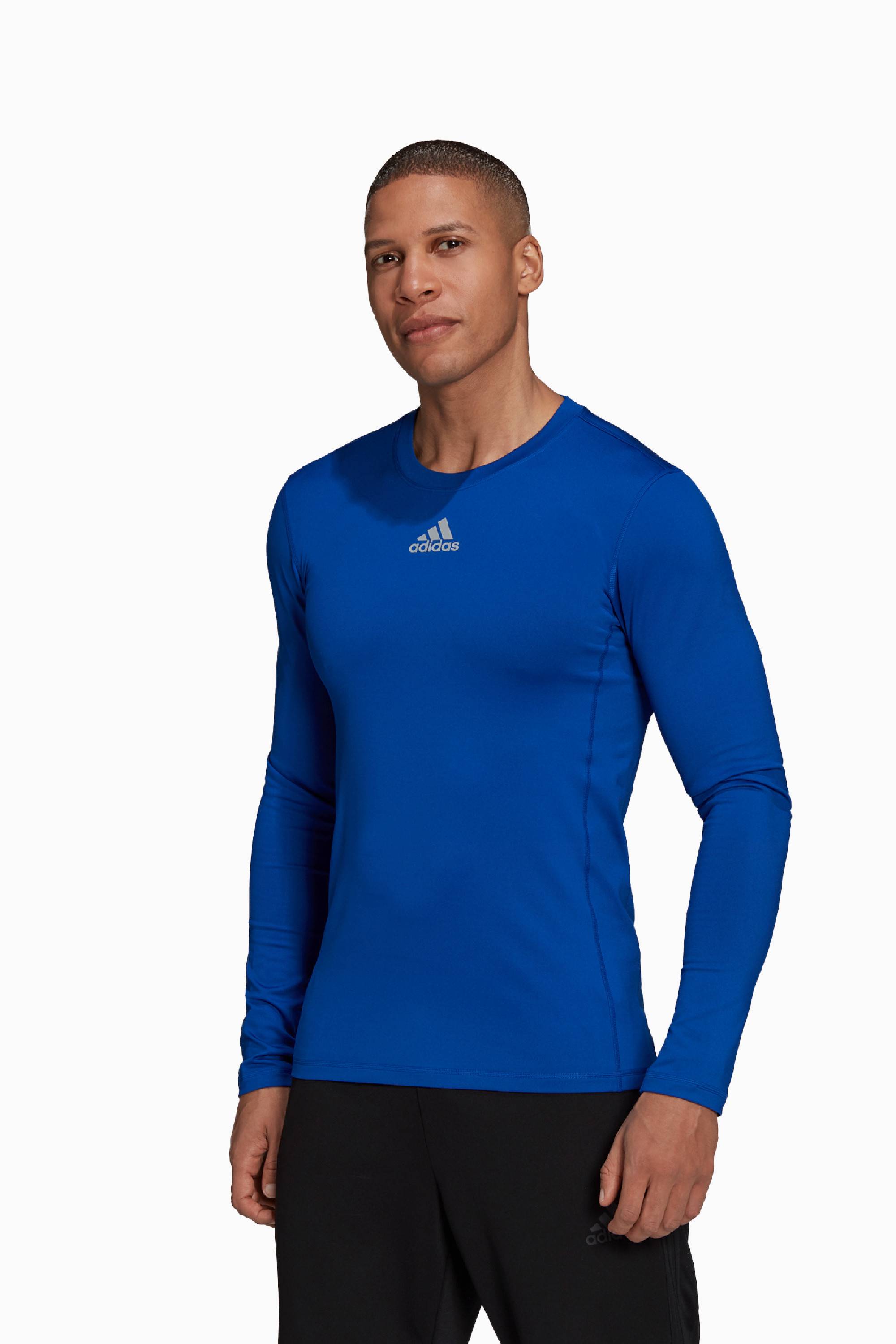 Koszulka Termoaktywna adidas Techfit Climawarm LS - Niebieski