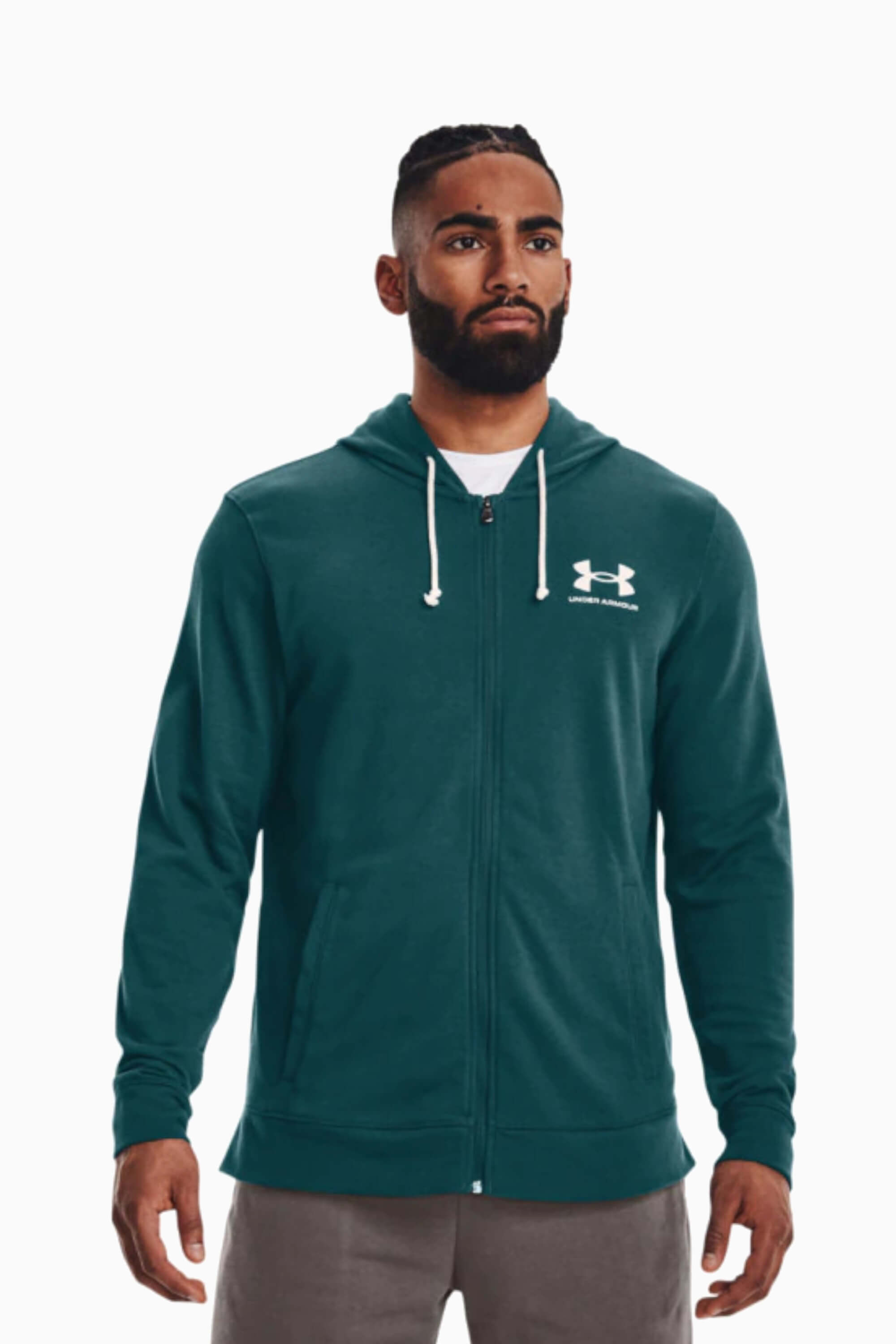 Bluza z kapturem Under Armour Rival Terry LC - Zielony