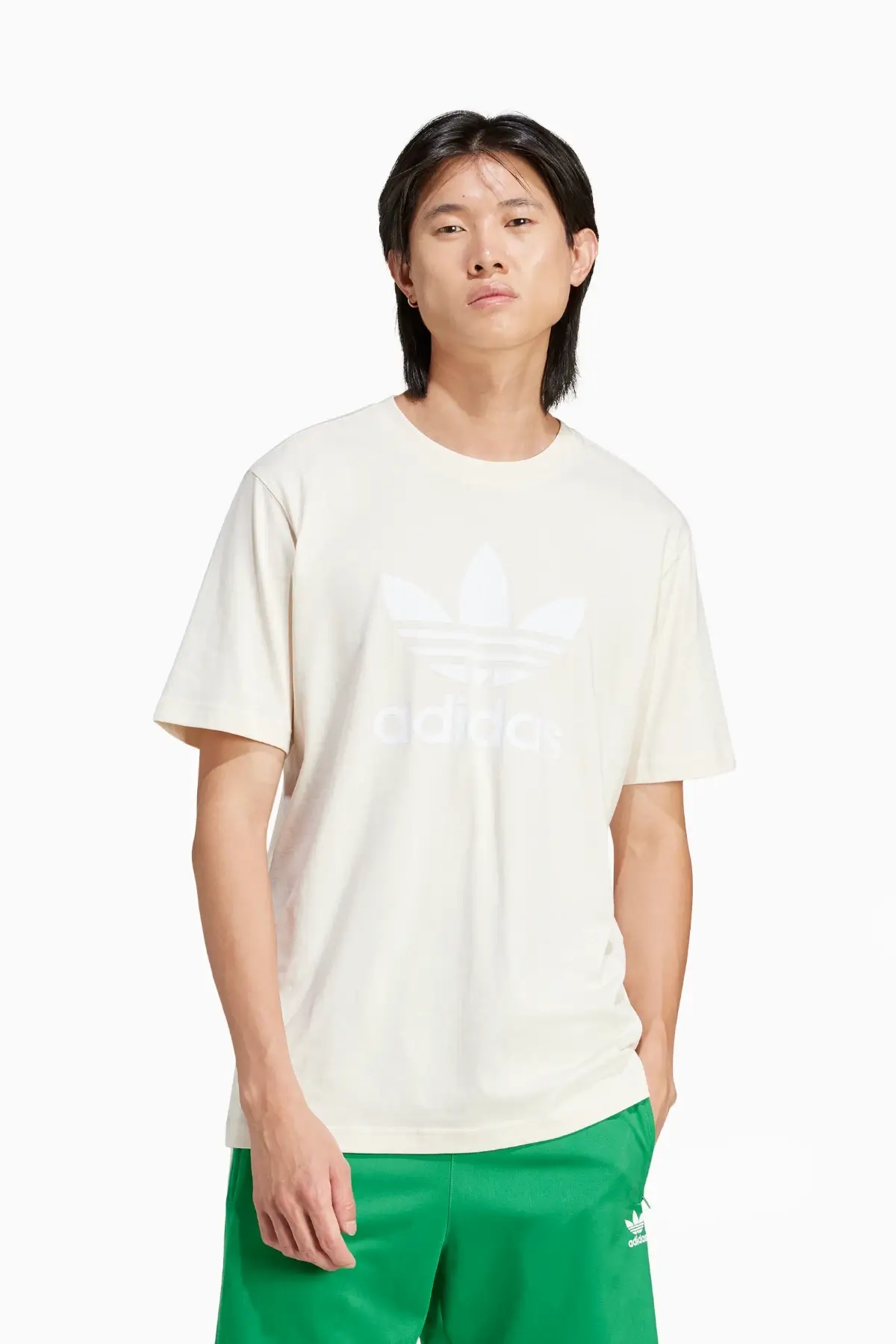 Koszulka adidas Adicolor Trefoil - Beżowy