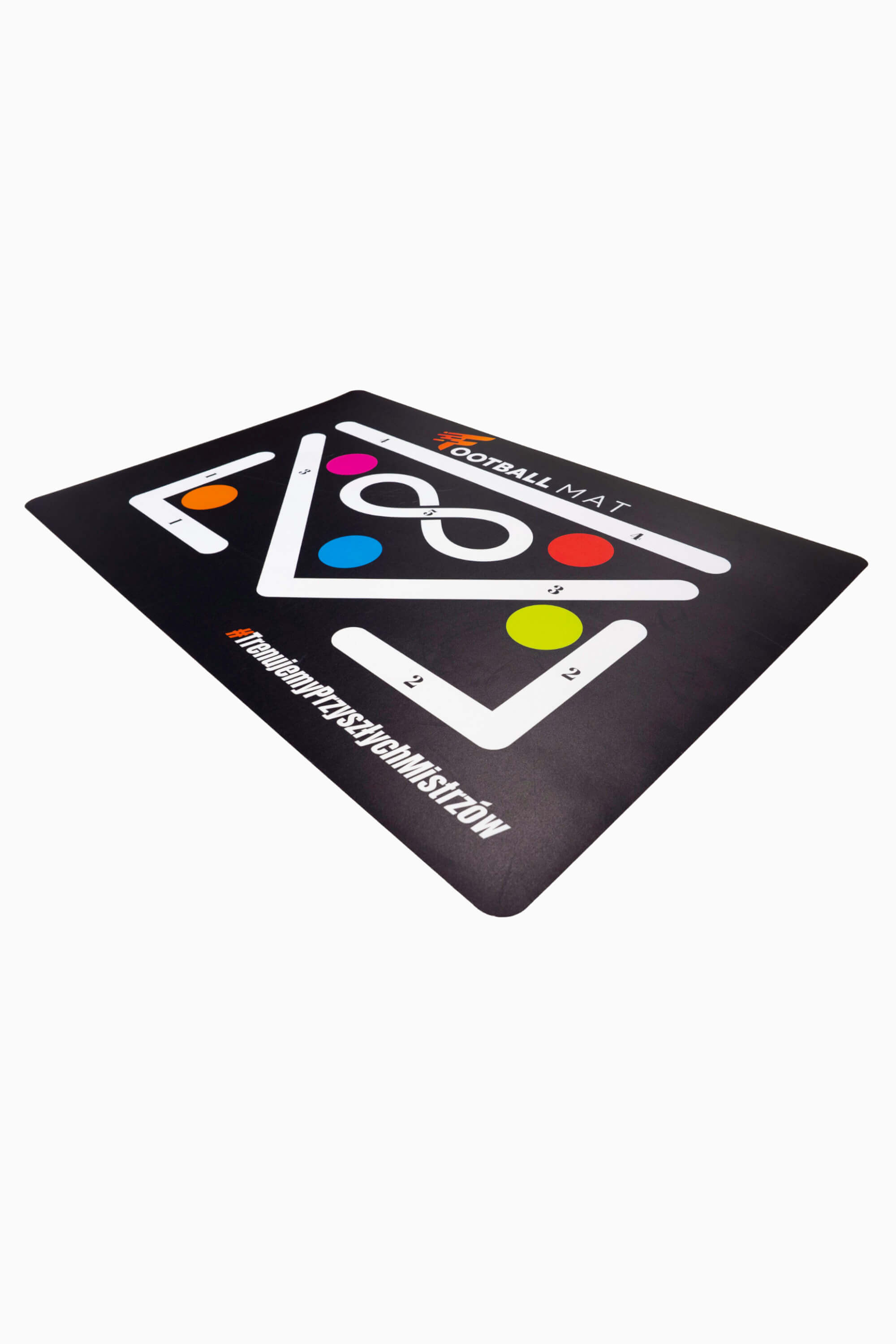 Mata do ćwiczeń Football Mat Home - Czarny