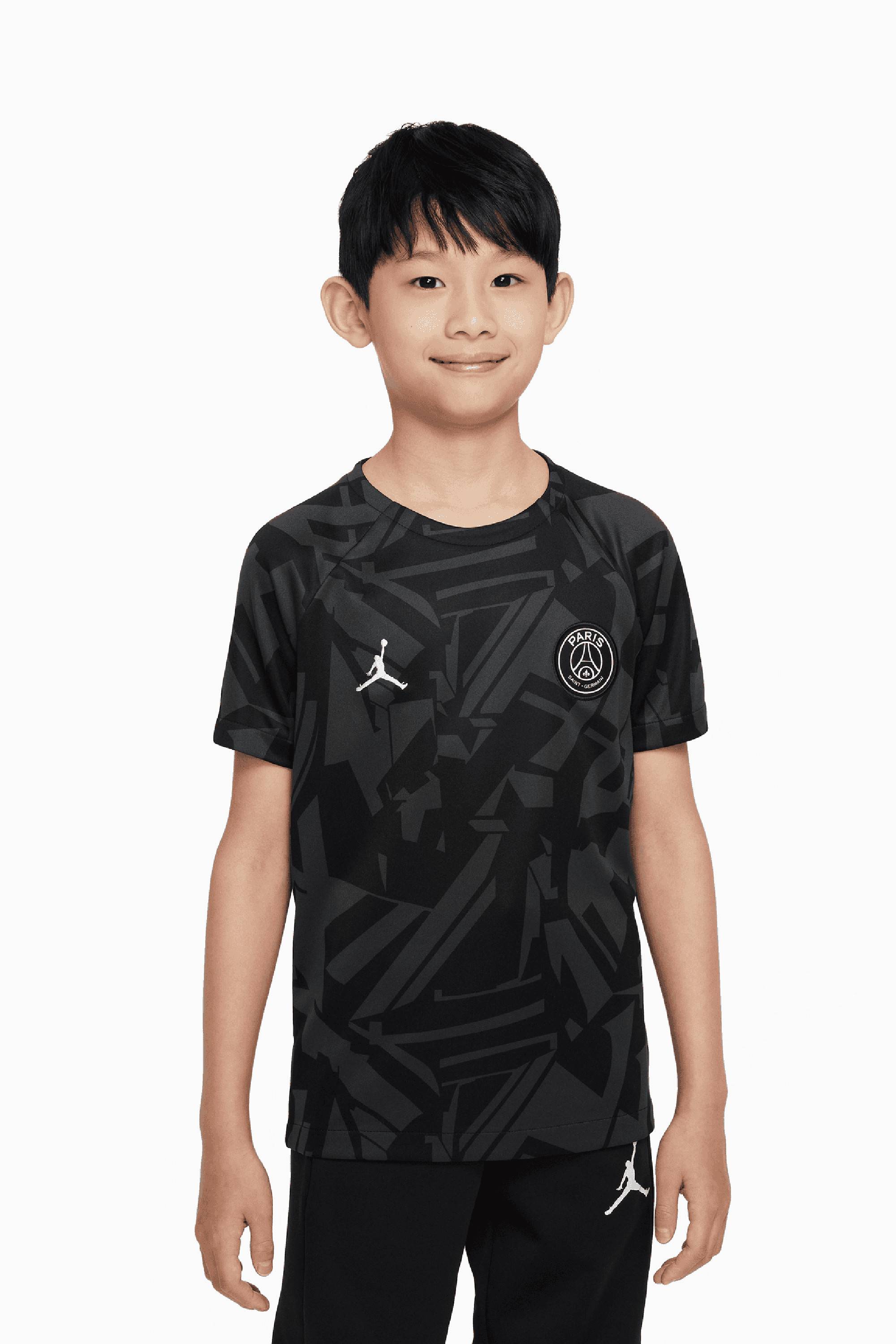 Koszulka Nike PSG x Jordan 22/23 Wyjazdowa PreMatch Junior - Czarny
