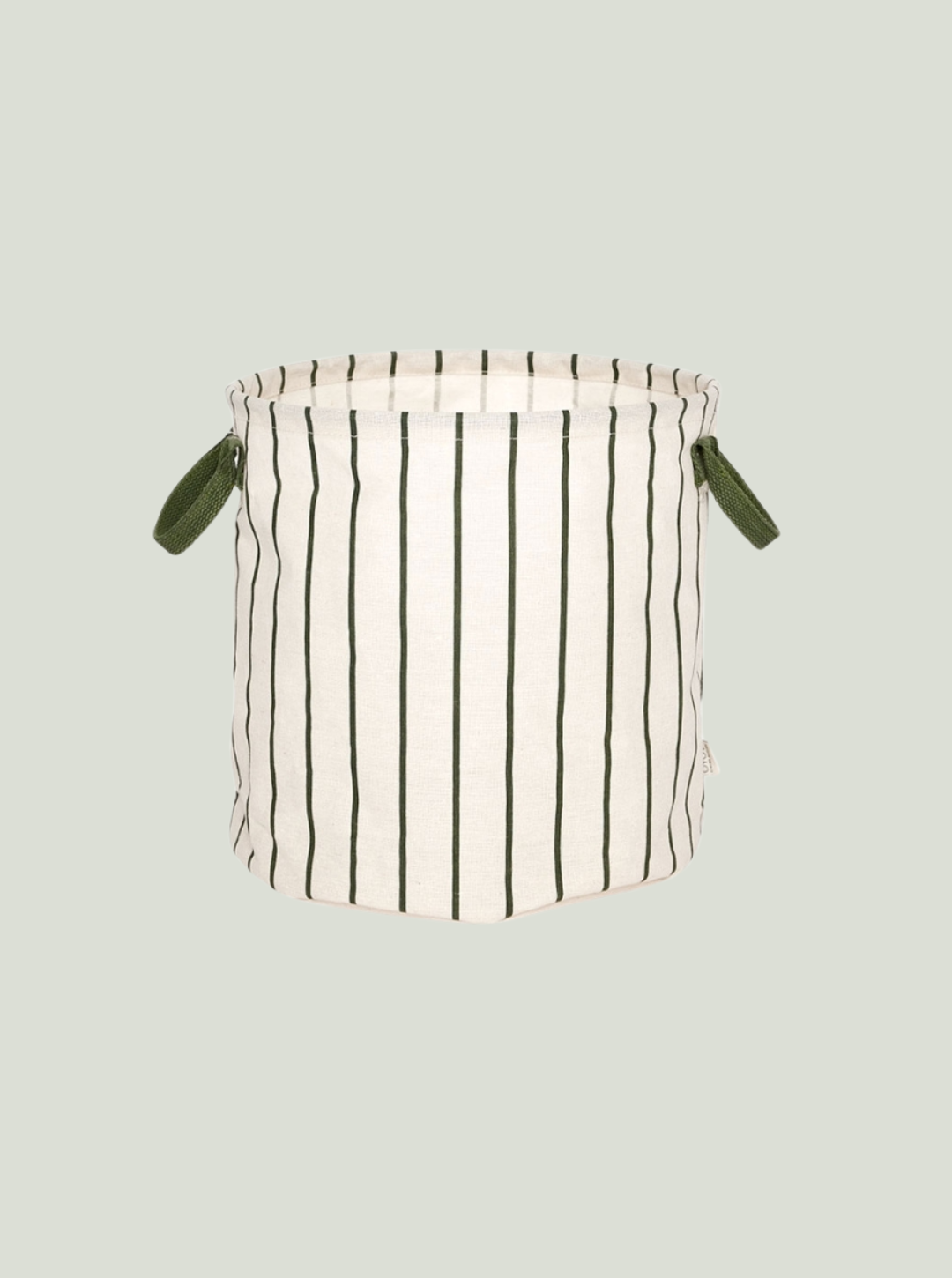 Kosz na pranie/przechowywanie Green / Offwhite - średni OYOY Living