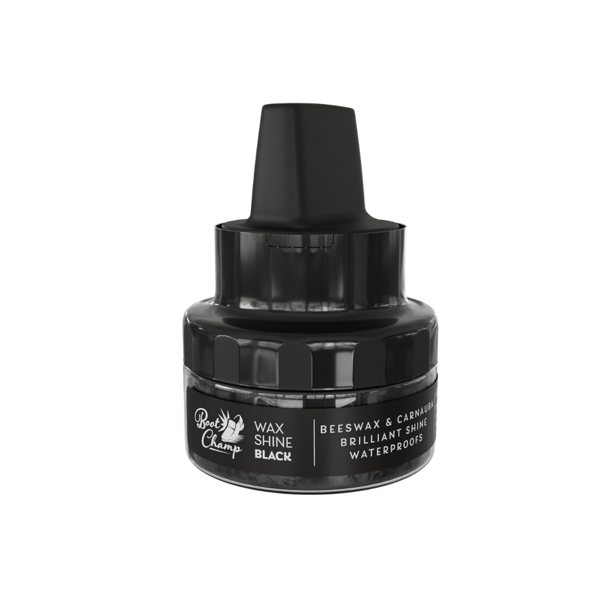 wosk do obuwia czarny, 50 ml