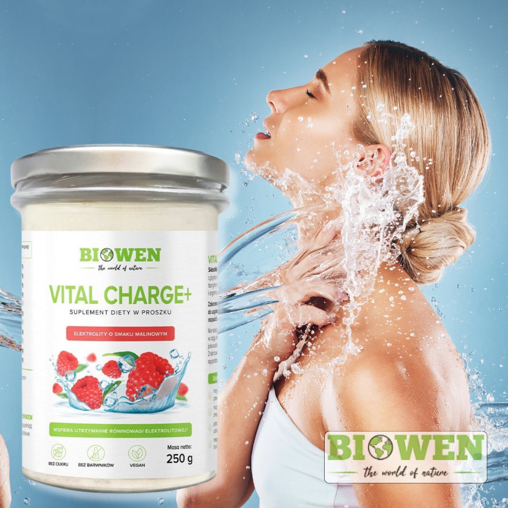 Elektrolity - Vital Charge+ 250g Malina Biowen