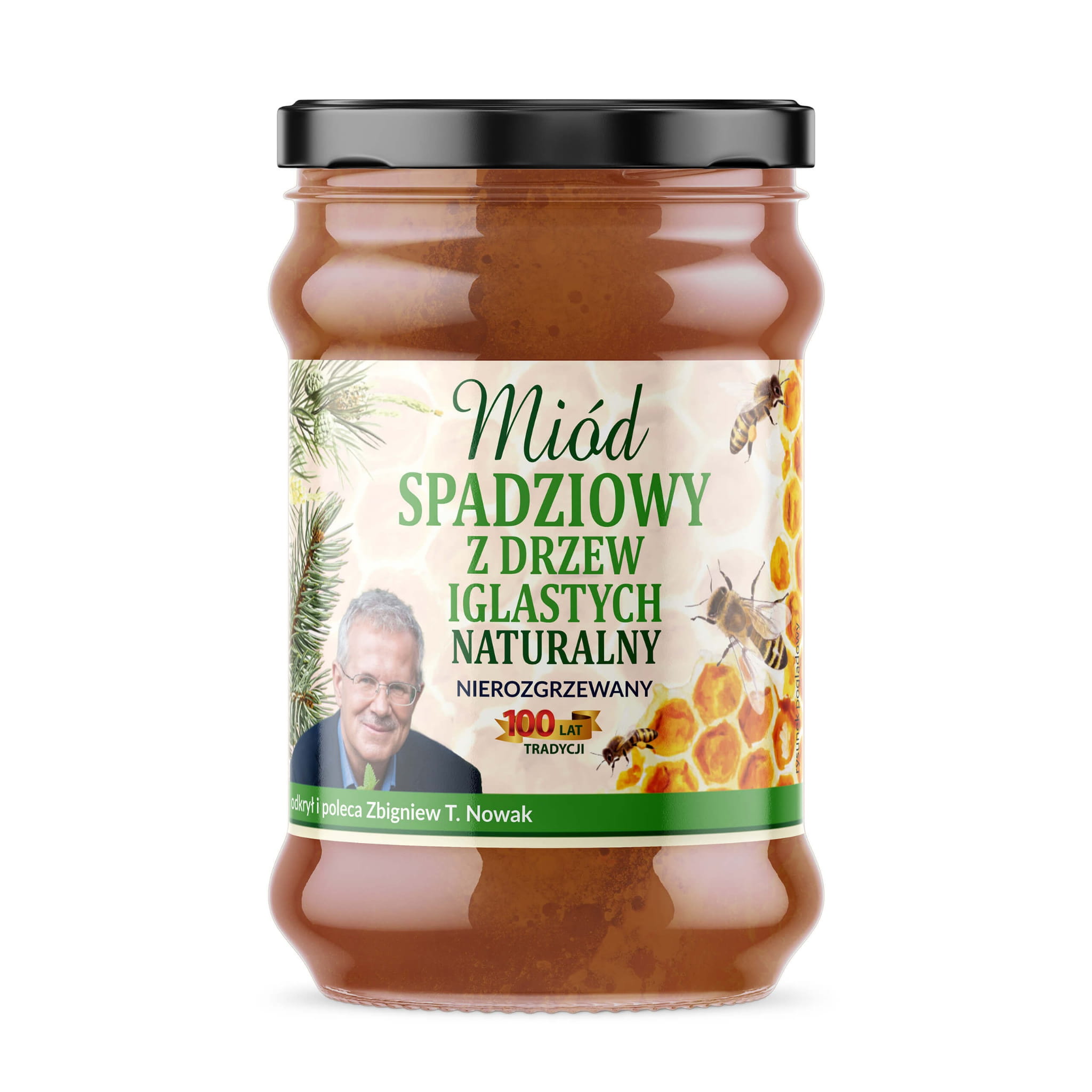 Miód SPADZIOWY Z DRZEW IGLASTYCH 1050g Zbigniew T. Nowak