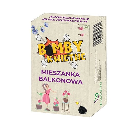 1 szt, Virágbomba balkon, színkeverék - Magok: Mod de ambalare: 5 db