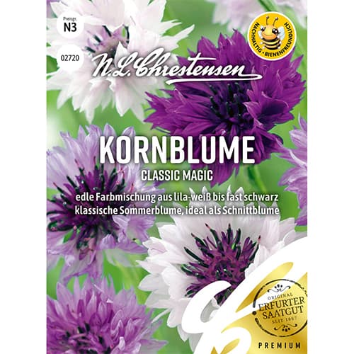 1 szt, Kornblume Classic Magic - Samen: Ilość w opakowaniu: 1 Stück