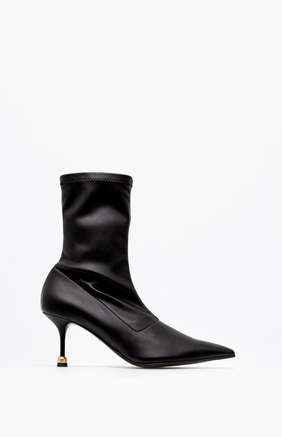 Skórzane botki damskie VERA DEEP BLACK 41 - Vanda Novak