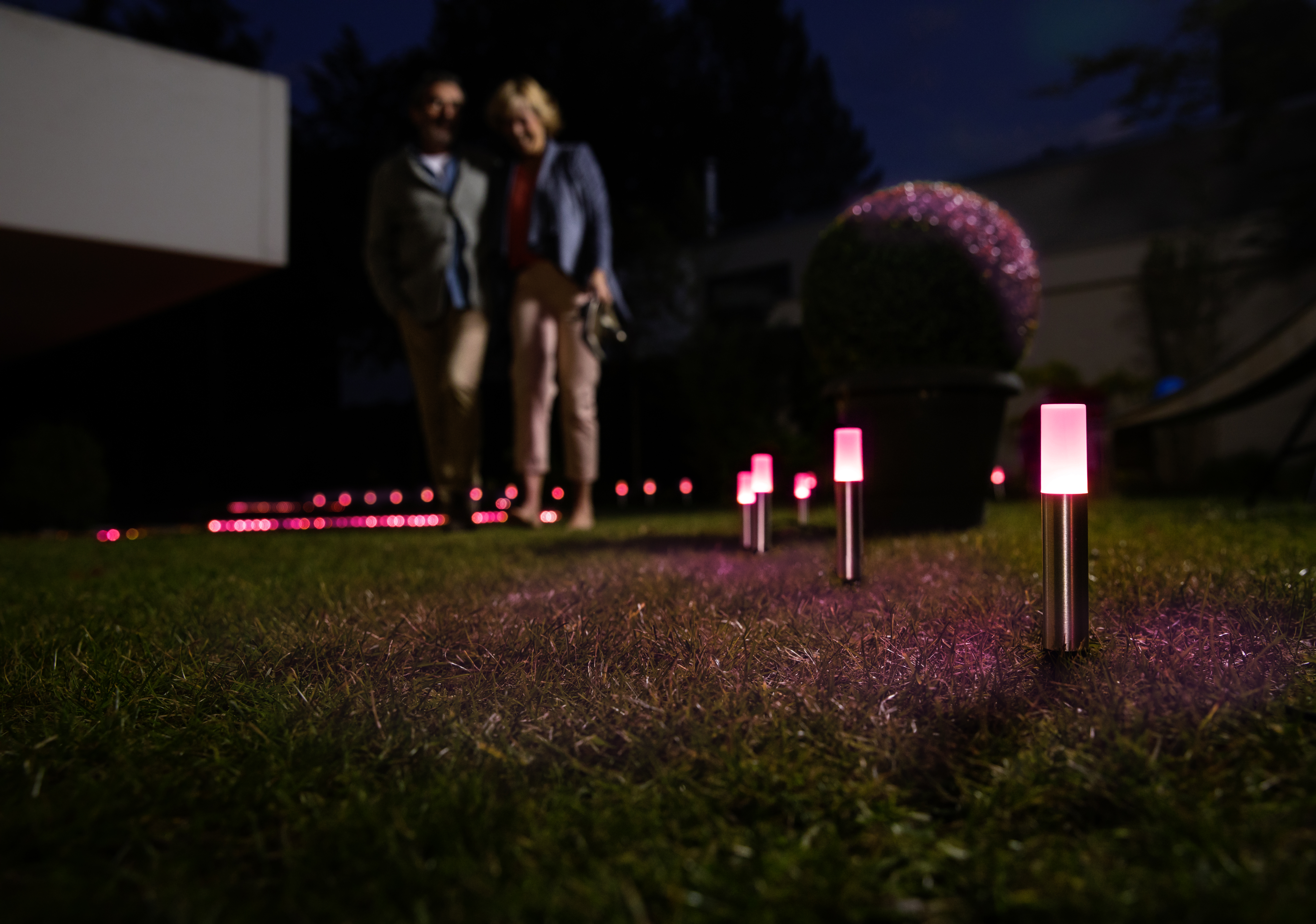 Ledvance Smart+ WiFi Gardenpole lampa gruntowa 5x5,7W LED RGB stal
