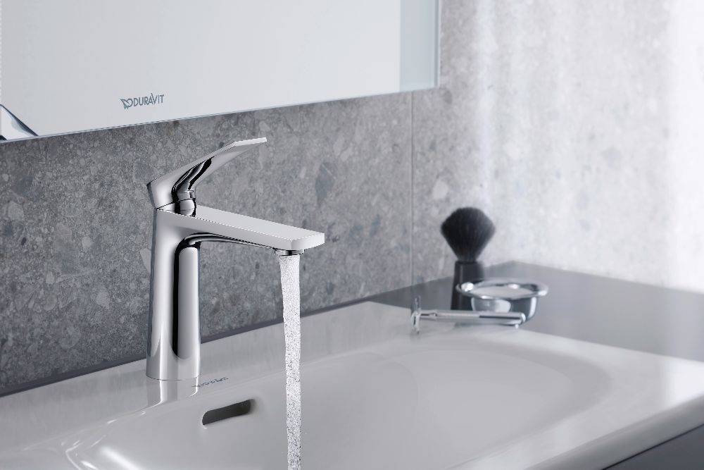 Duravit Tulum bateria umywalkowa stojąca chrom TU1021001010