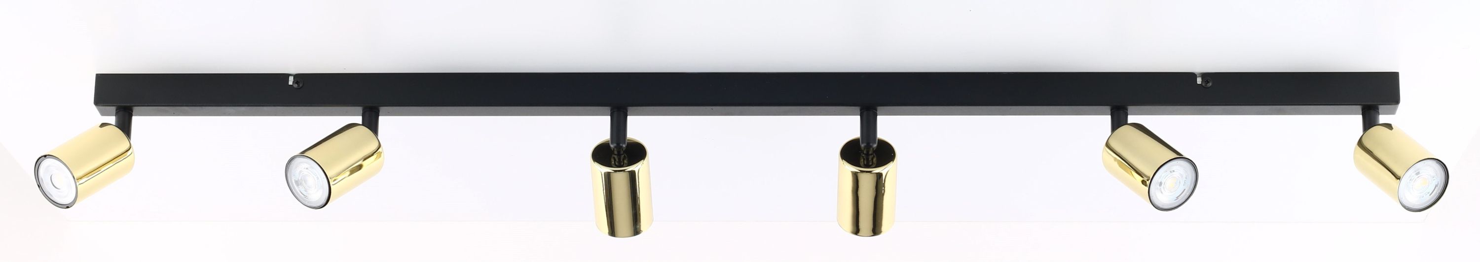 TK Lighting Top lampa podsufitowa 6x10 W czarna 5970