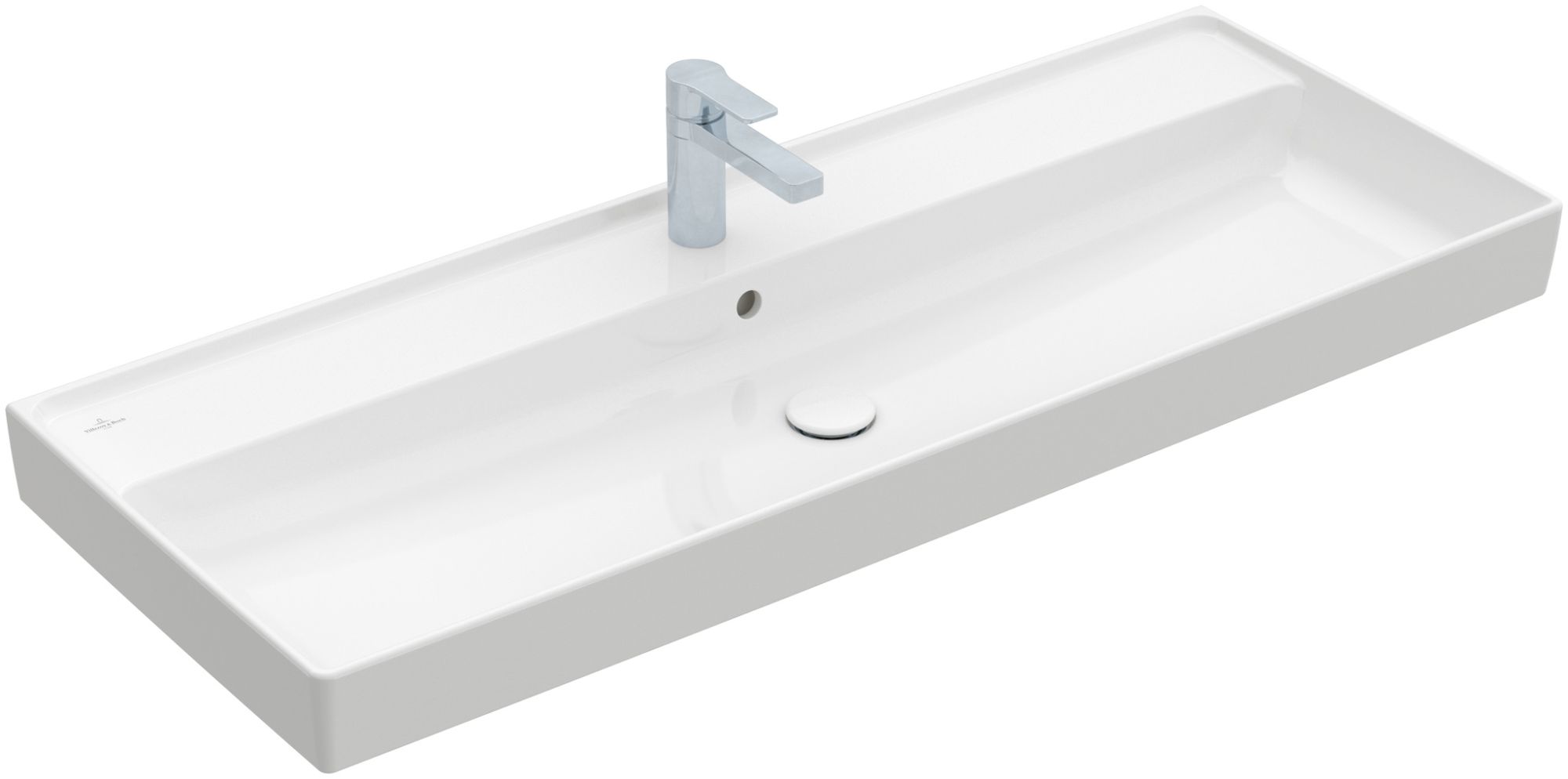 Villeroy & Boch Collaro umywalka 120x47 cm prostokątna Weiss Alpin 4A33C501