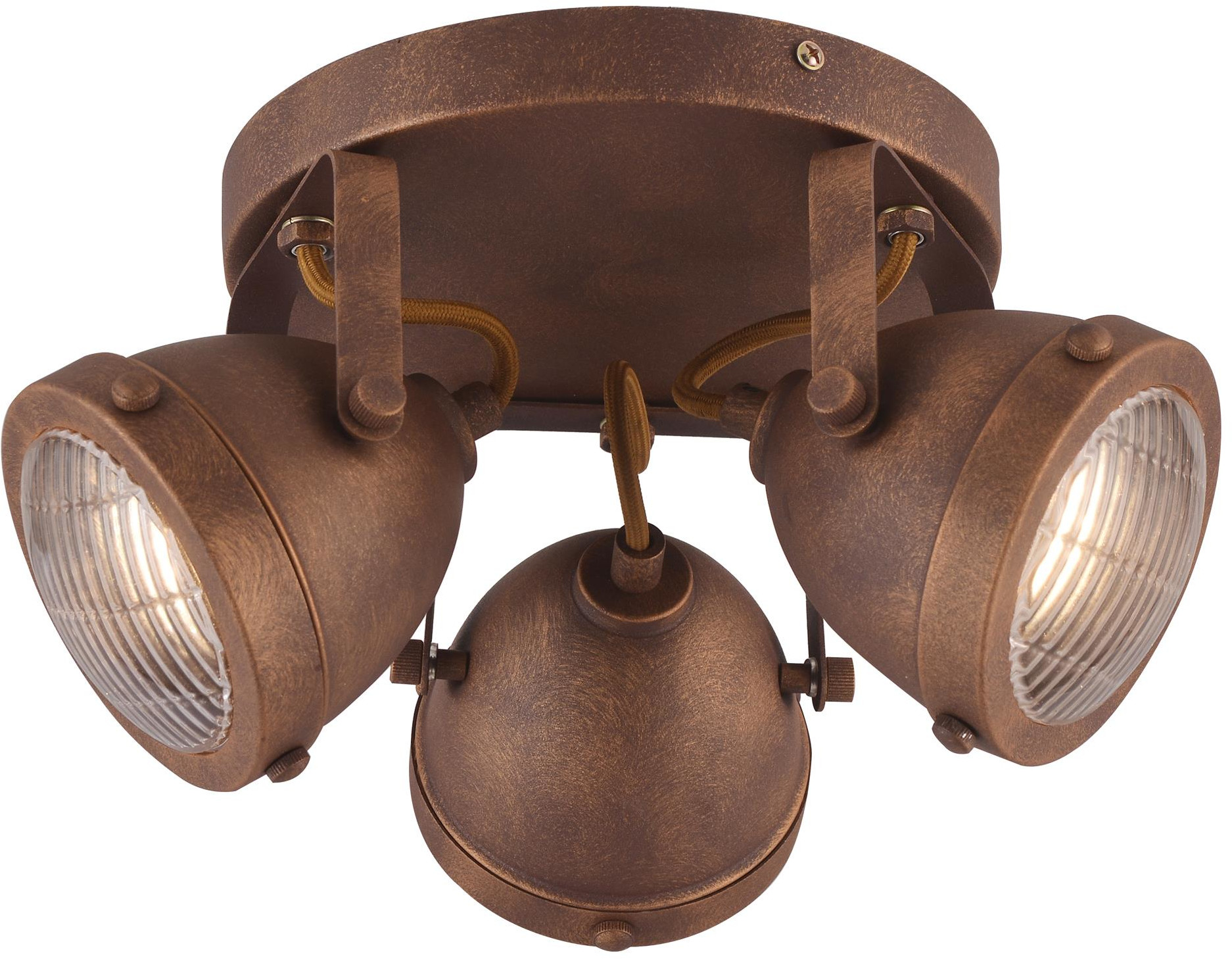 Candellux Frodo lampa podsufitowa 3x40W rdzawy 98-71095