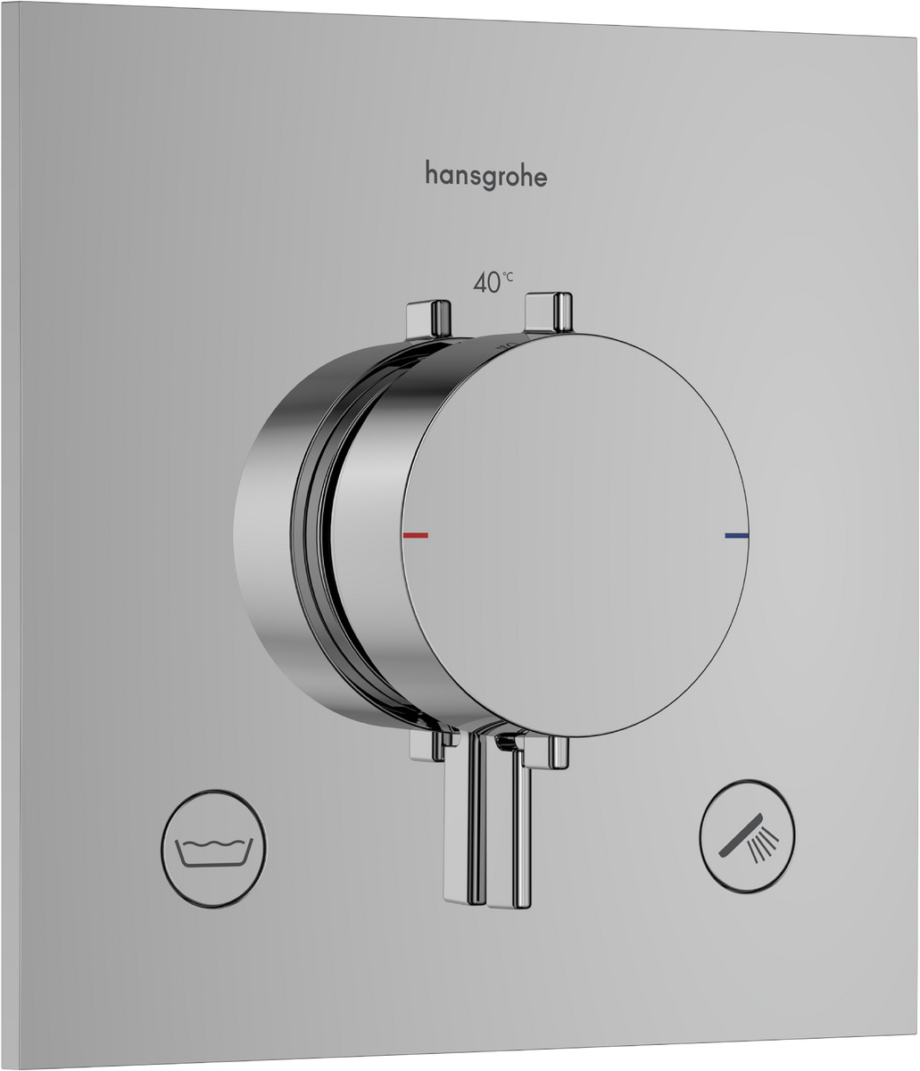 Hansgrohe Ecostat Comfort E bateria wannowo-prysznicowa podtynkowa z termostatem chrom 33716000