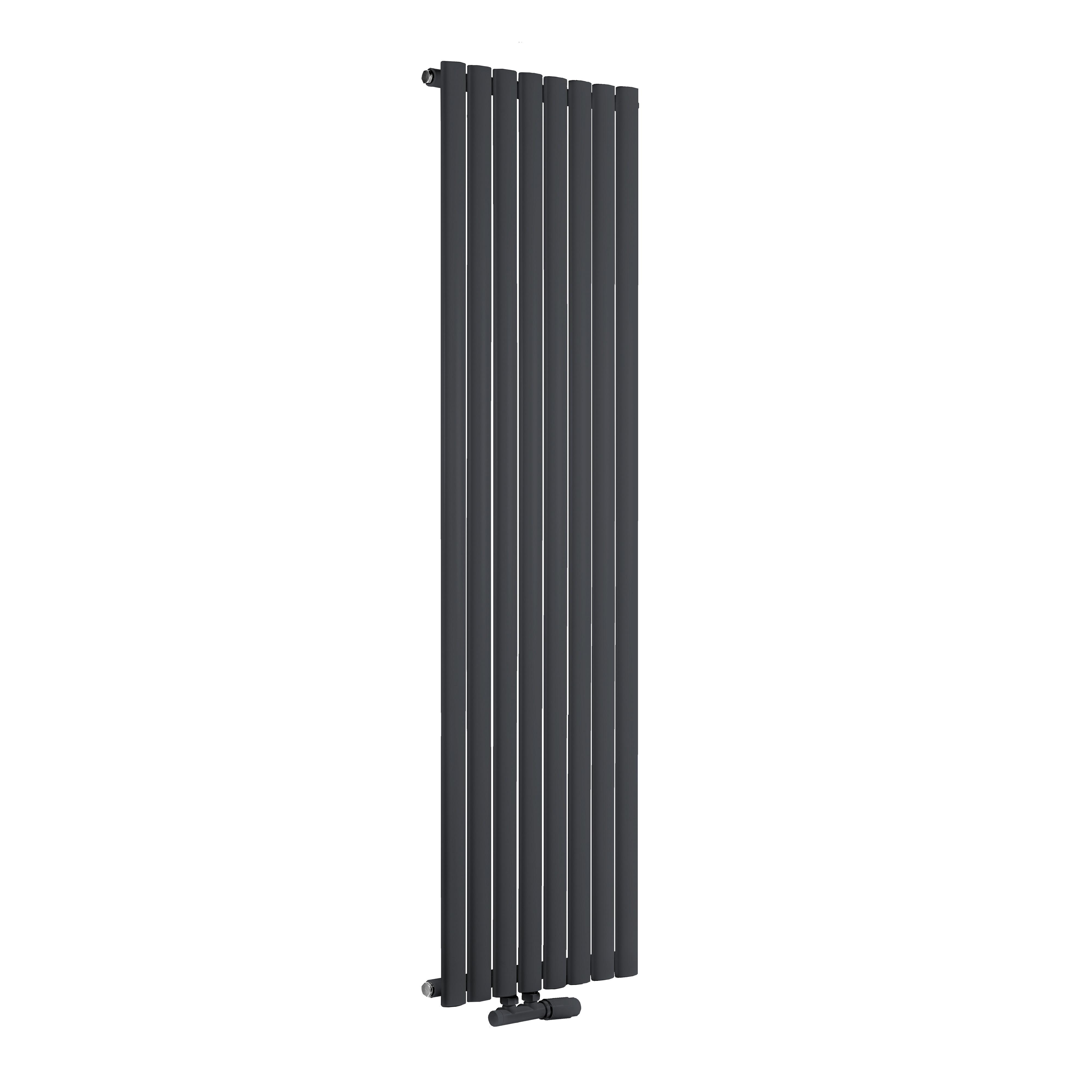 Luxrad Fortuna Pojedyncza grzejnik dekoracyjny 180x64,2 cm podłączenie dolne antracyt FOR18006427016ZDC
