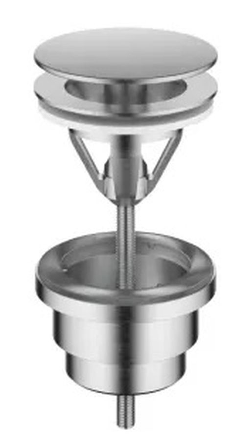 Dornbracht zestaw odpływowy z korkiem okrągły bez przelewu chrom mat 10126970-93