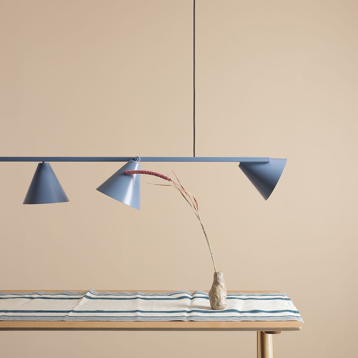 Aldex Form lampa wisząca 4x15 W niebieska 1108L16