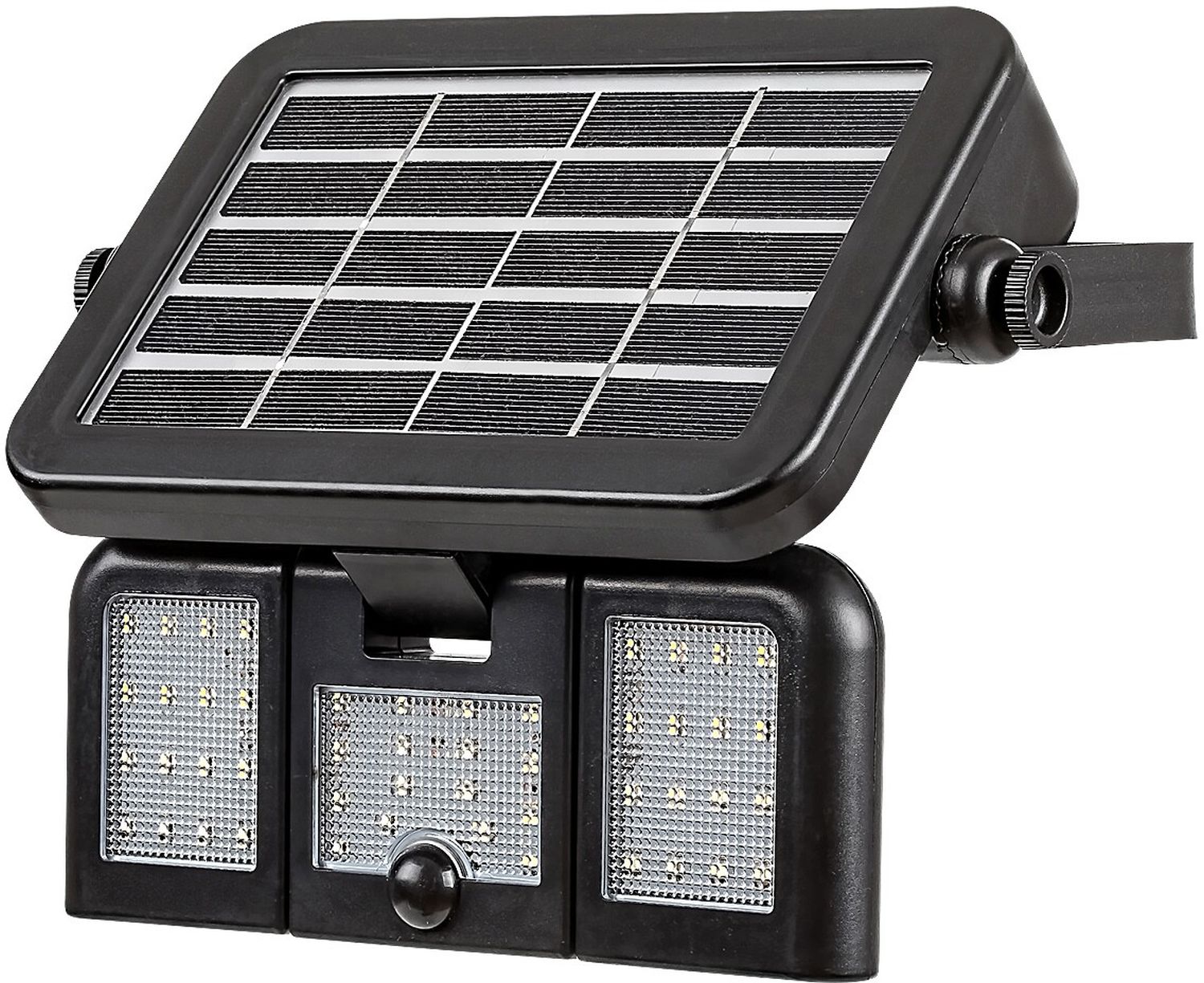 Rabalux Lihull kinkiet solarny 3x9,6 W czarny 77020