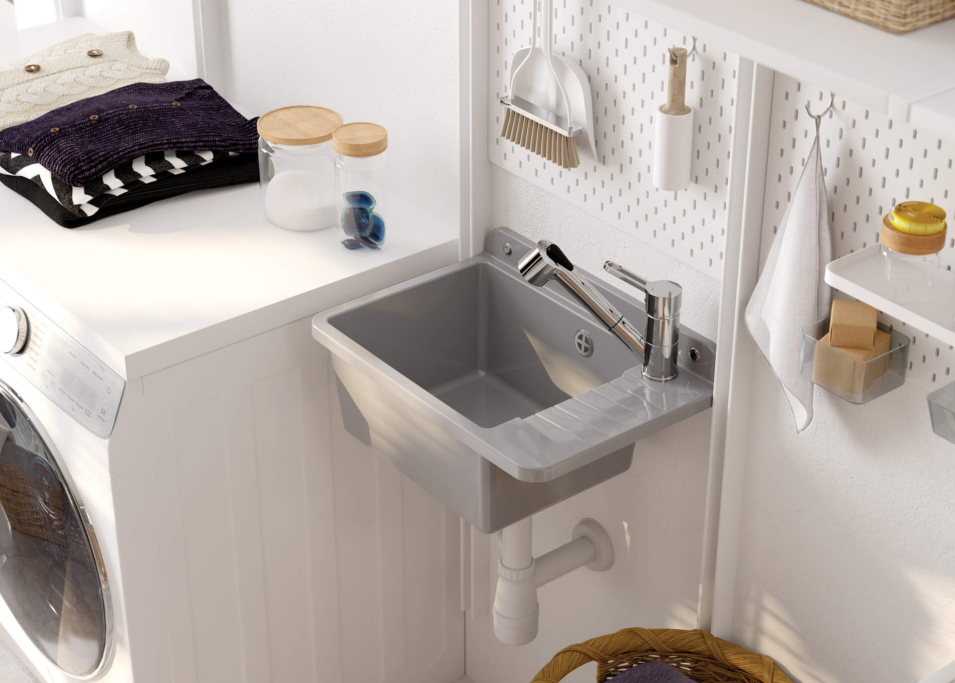 Deante Narcyz bateria kuchenna stojąca chrom BDN_071M - Wysyłka w 24h