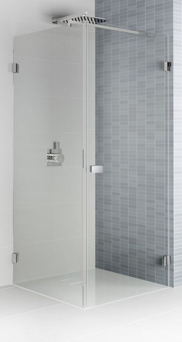 Riho Scandic NXT X201 kabina prysznicowa 100x80 cm prostokątna prawa chrom błyszczący/szkło przezroczyste G001044120