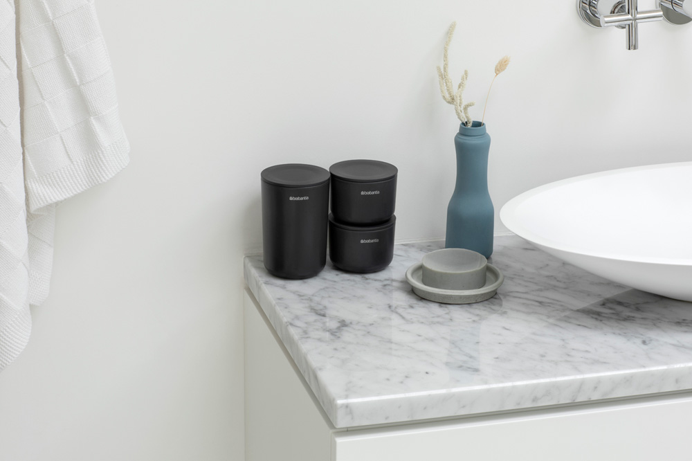 Brabantia ReNew pojemnik łazienkowy zestaw 3 szt szary 281303 - Wysyłka w 24h