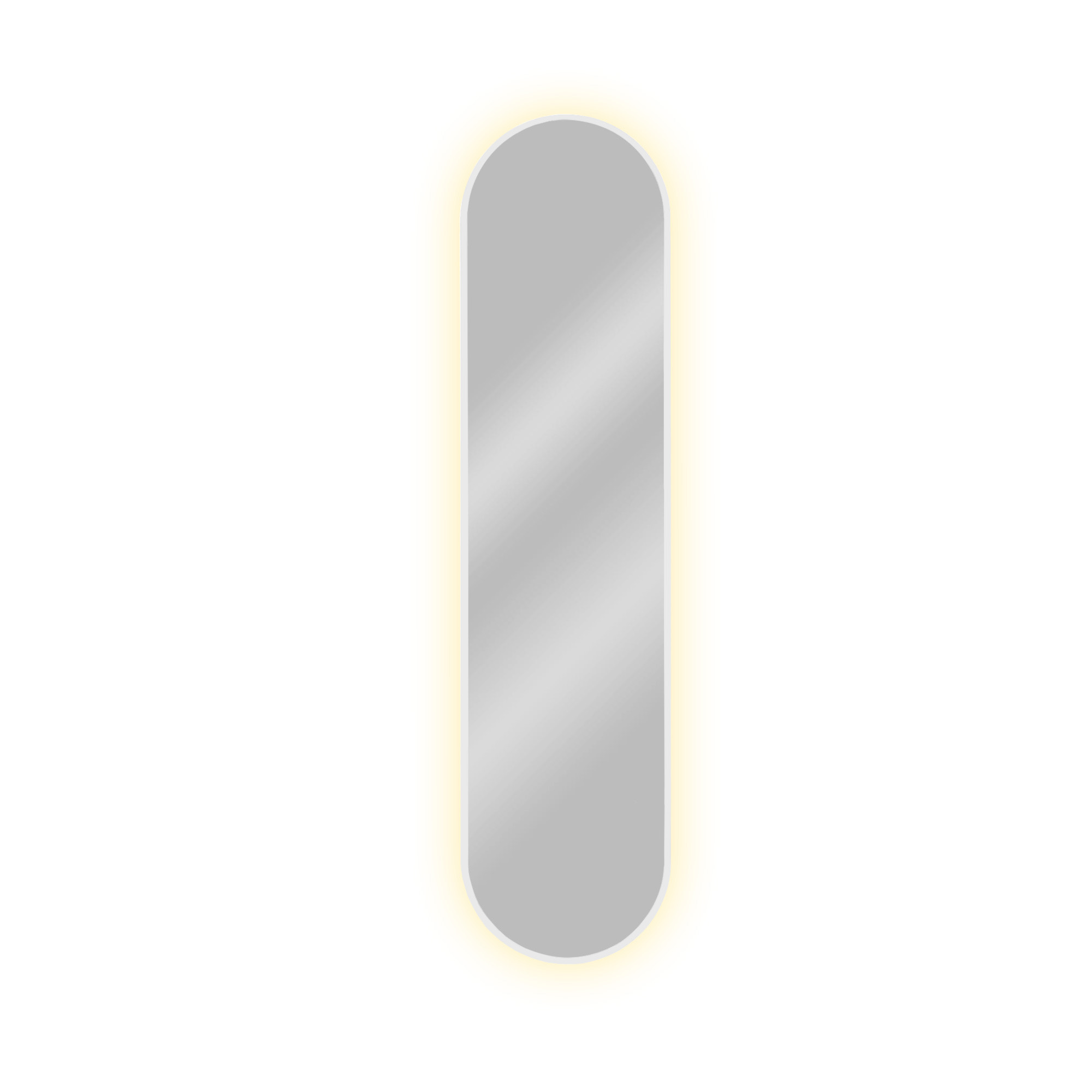 Baltica Design Tiny Border Pastille Bright lustro 60x120 cm owalne białe barwa światła neutralna