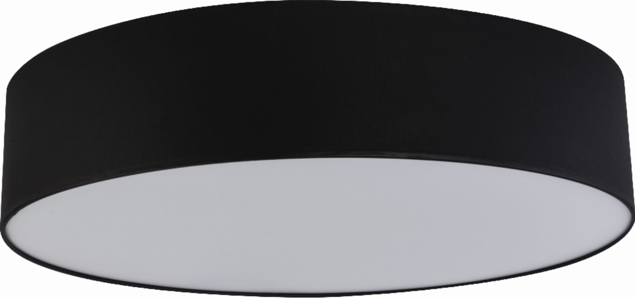 TK Lighting Rondo plafon 4x15W czarny/biały 1587
