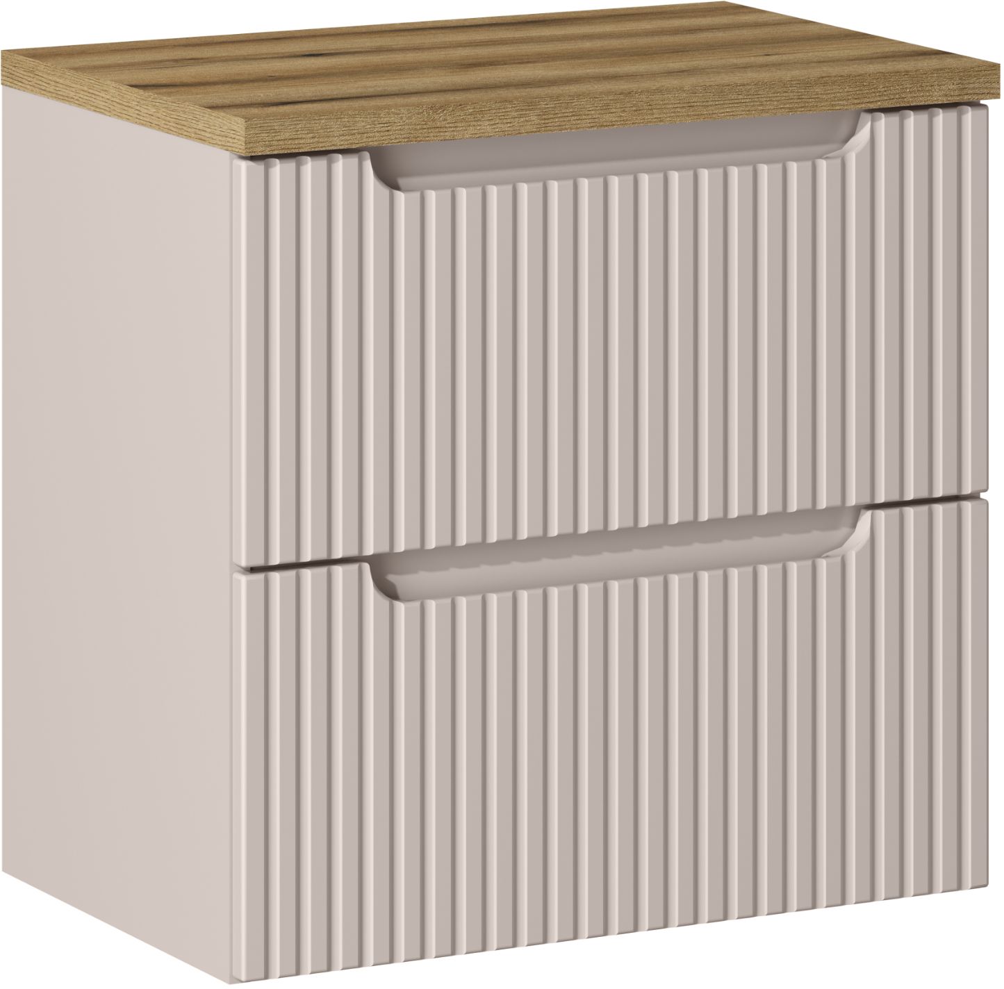 Zestaw Comad Nova Cashmere szafka 60x39x57 cm podumywalkowa wisząca z blatem kaszmir SET-NOC B OAK 60CM S - Wysyłka w 24h