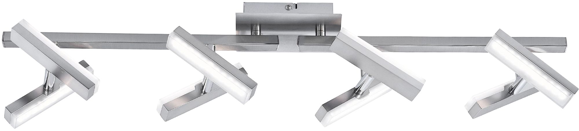 Just Light Rico lampa podsufitowa 8x2W stal 11278-55