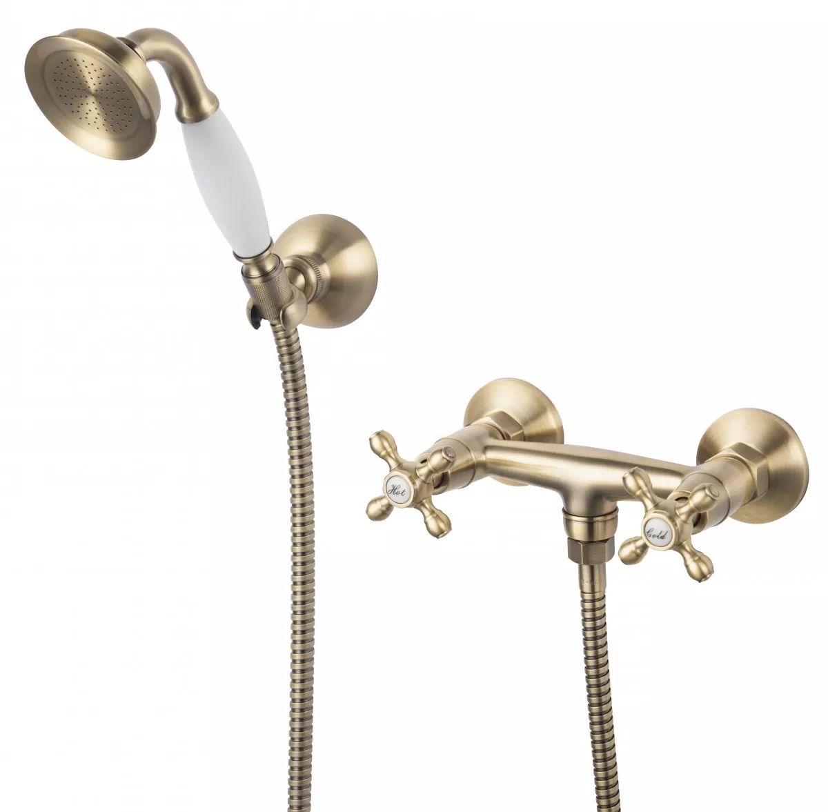 FDesign Lacrima bateria prysznicowa ścienna stary brąz FD1-LRA-77-66 - Wysyłka w 24h