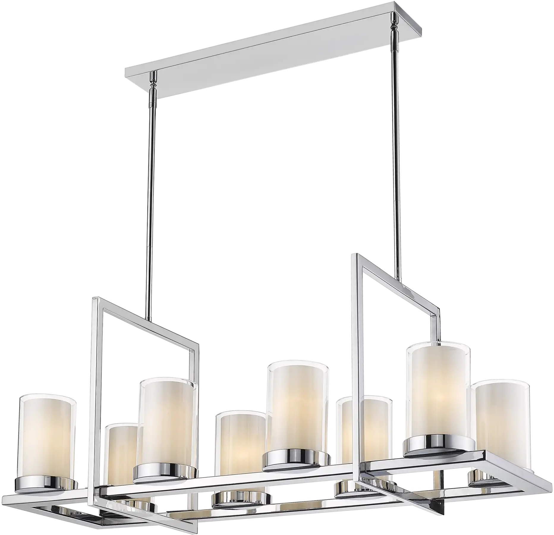 CosmoLight Miami lampa podsufitowa 8x40W chrom P08018CH