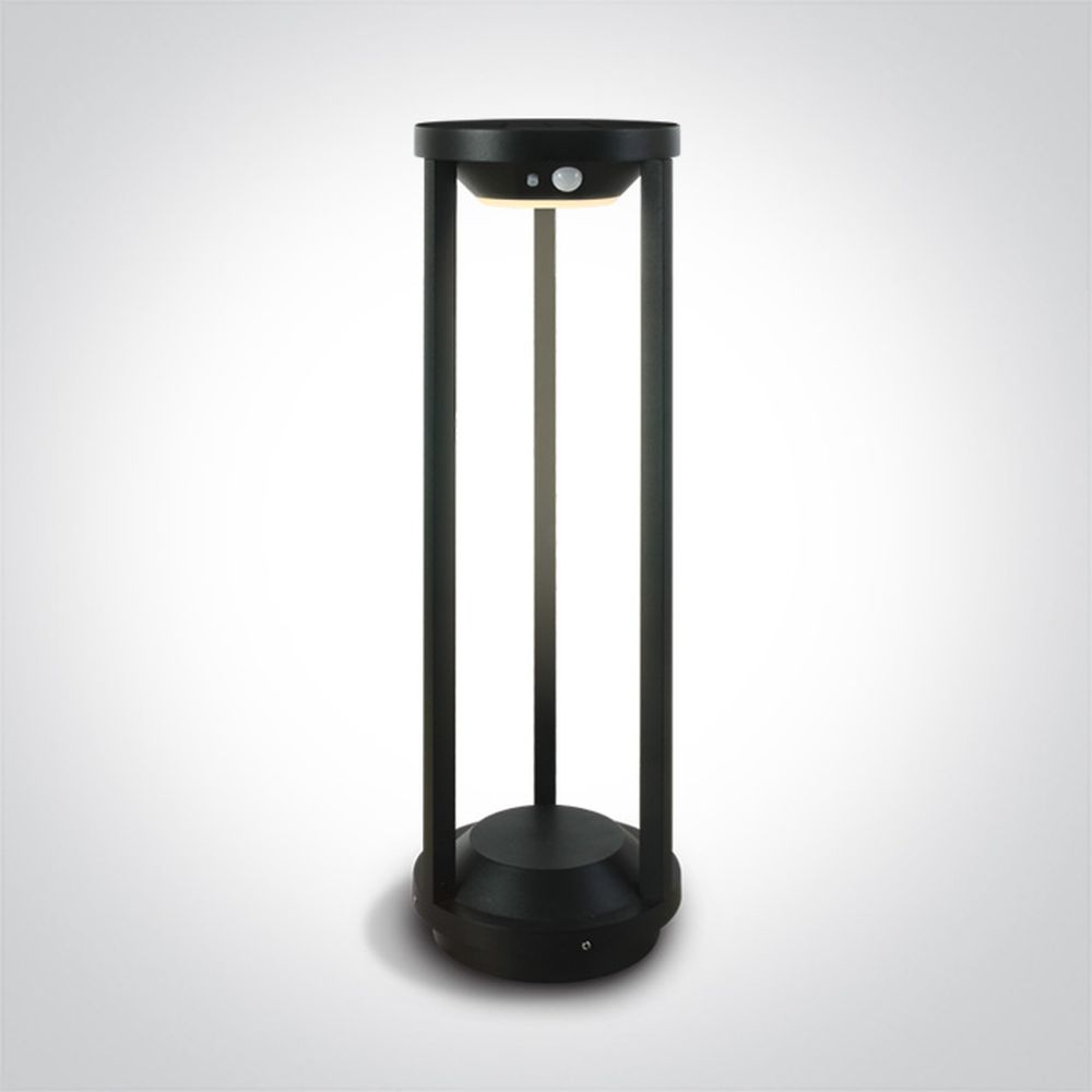 One Light Robio S lampa stojąca zewnętrzna 1x2W solarna czarna 67496A/B/EW - Wysyłka w 24h