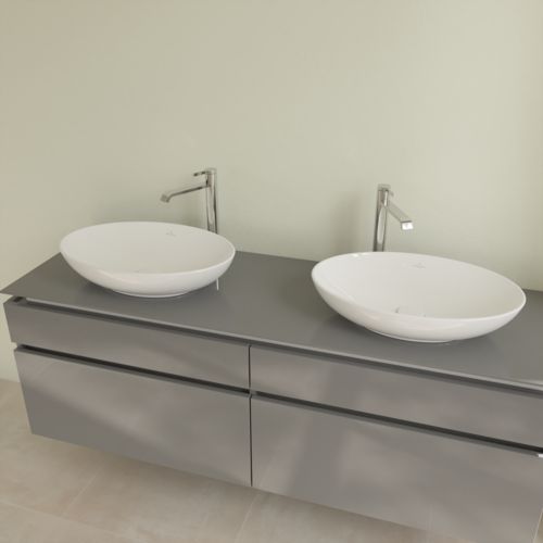 Villeroy & Boch Loop Friends umywalka 56x38 cm nablatowa owalna CeramicPlus Weiss Alpin 4A4700R1 - Wysyłka w 24h