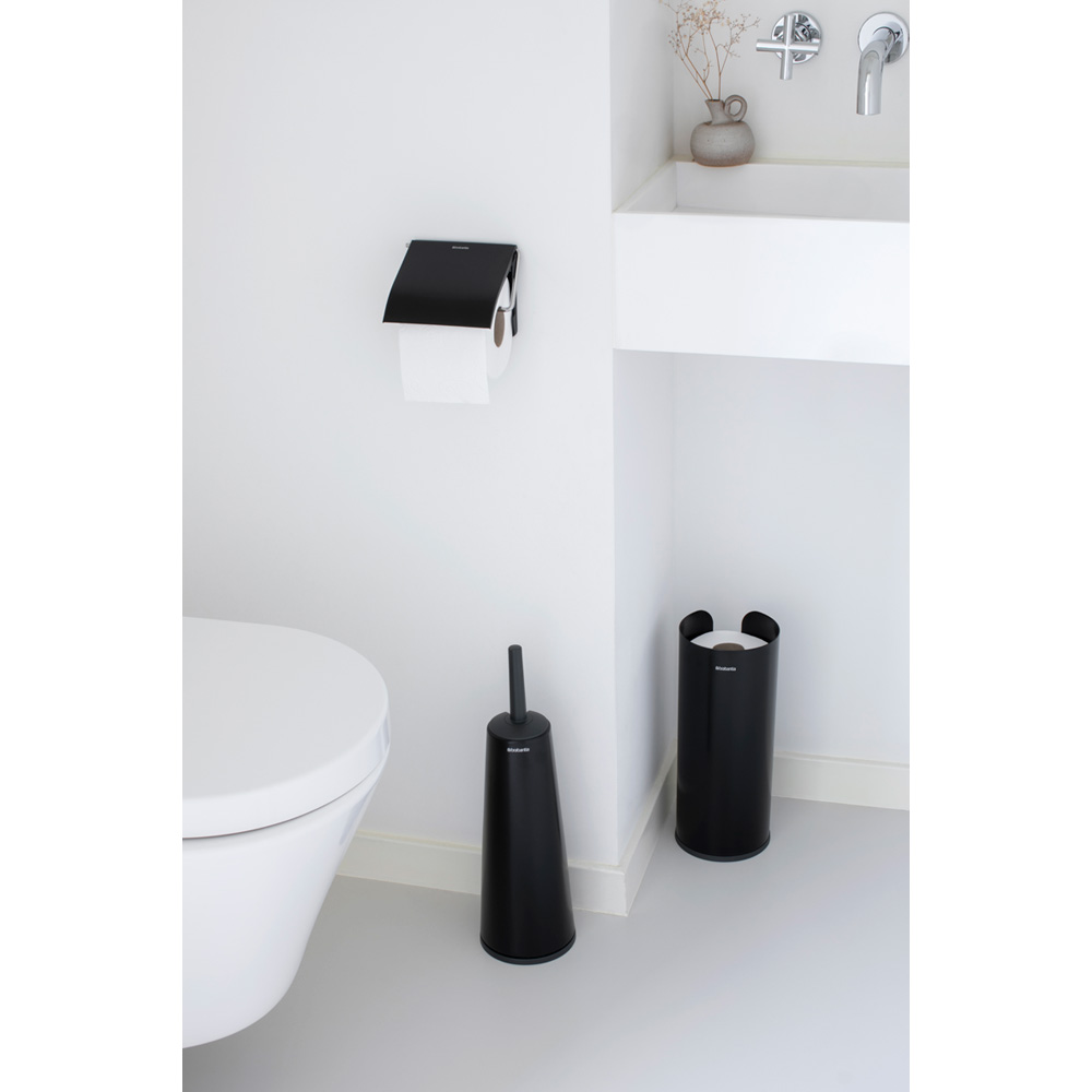 Brabantia ReNew zestaw akcesoriów łazienkowych 3w1 czarny mat 280603