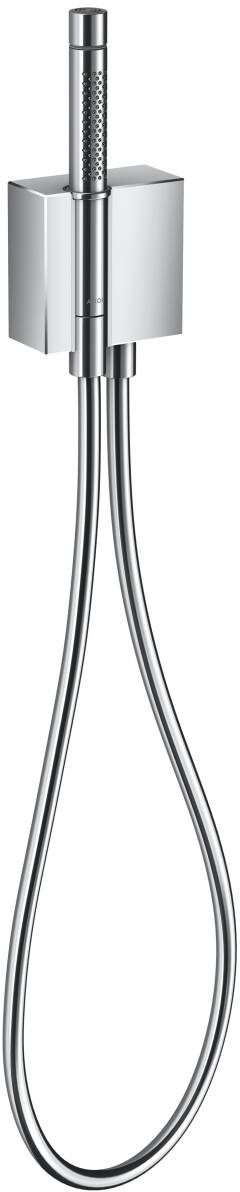 Axor Edge zestaw prysznicowy ścienny szlif diamentowy chrom 46521000