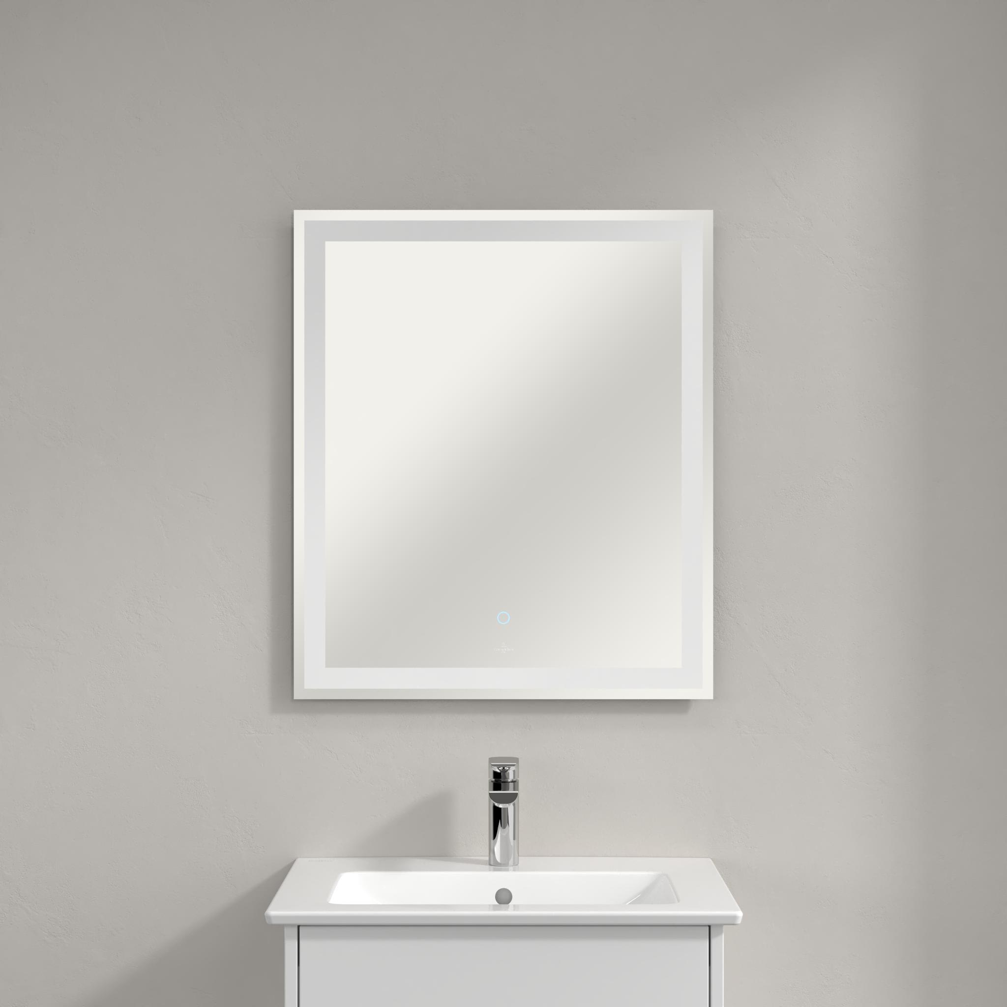 Villeroy & Boch Finero umywalka z szafką 60 cm i lustrem zestaw meblowy glossy white S00300DHR1 - Wysyłka w 24h