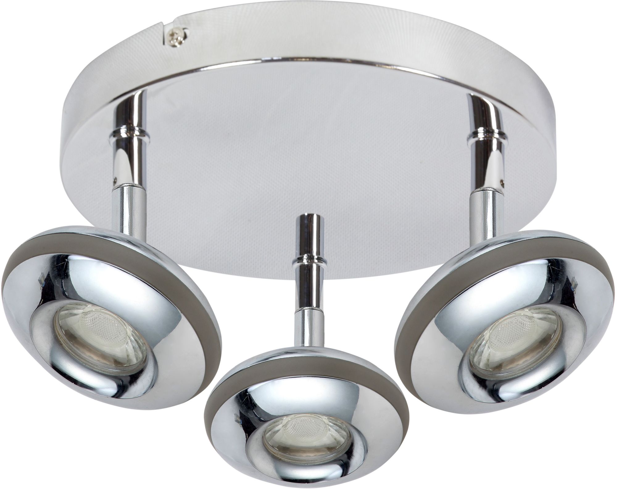 Candellux Skipper lampa podsufitowa 3x6W LED chrom 98-67685