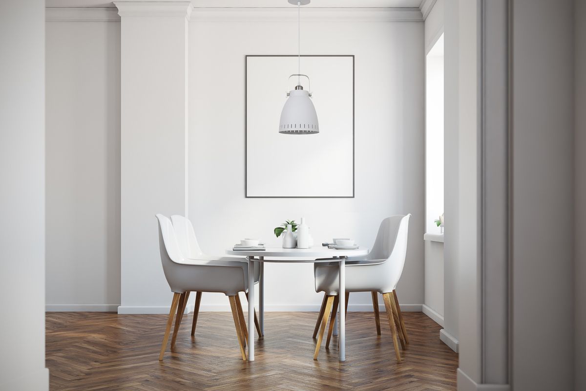 Italux Franklin lampa wisząca 1x60 W biała MD-HN8026M-WH+S.NICK