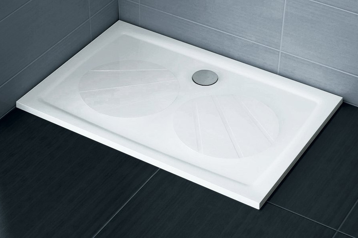 Ravak Galaxy Gigant Pro SET panel do brodzika 110x80 lewy biały XA83DL01010