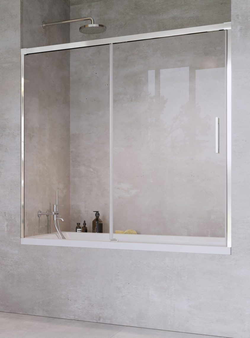 Radaway Idea PN DWJ parawan nawannowy 140x150 cm lewy chrom/szkło przezroczyste 10003140-01-01L